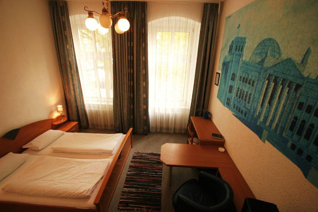 Hotel - Pension Am Schloss Bellevue Berlin Oda fotoğraf